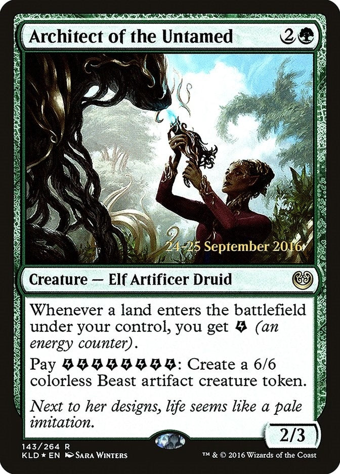 Image for Architect of the Untamed (143) (PRE) - Magic: The Gathering