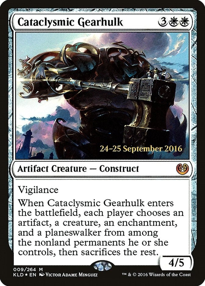 Image for Cataclysmic Gearhulk (9) (PRE) - Magic: The Gathering