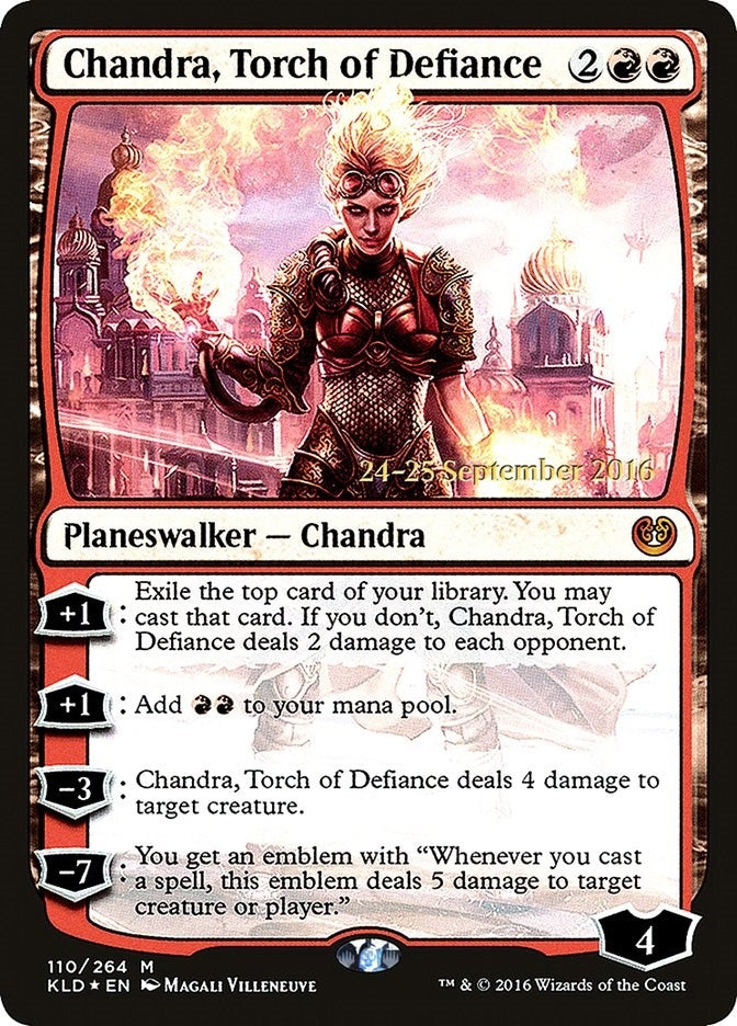 Image for Chandra, Torch of Defiance (110) (PRE) - Magic: The Gathering