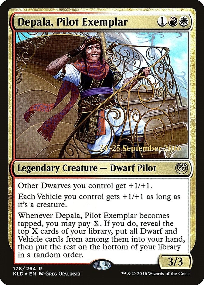 Image for Depala, Pilot Exemplar (178) (PRE) - Magic: The Gathering