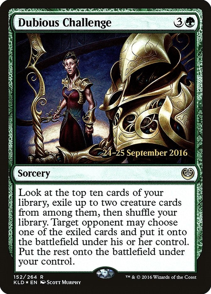 Image for Dubious Challenge (152) (PRE) - Magic: The Gathering