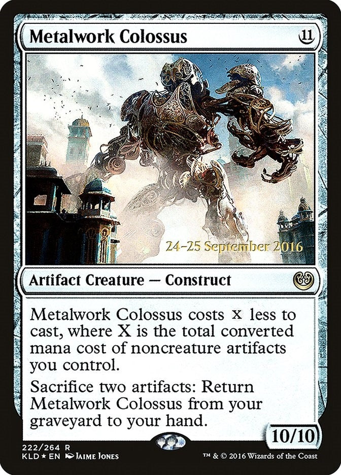 Image for Metalwork Colossus (222) (PRE) - Magic: The Gathering