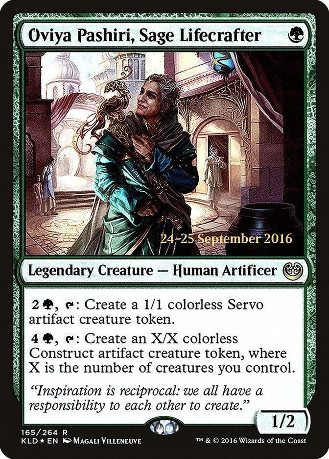 Image for Oviya Pashiri, Sage Lifecrafter (165) (PRE) - Magic: The Gathering
