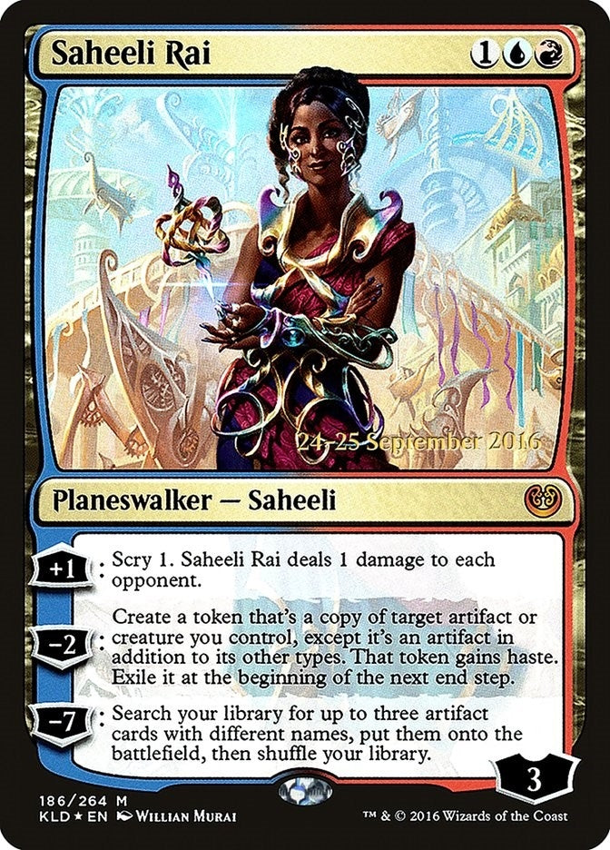 Image for Saheeli Rai (186) (PRE) - Magic: The Gathering