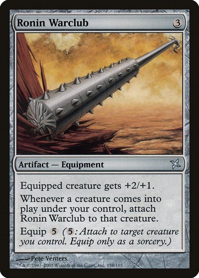 Image for Ronin Warclub (158) (BOK) - Magic: The Gathering