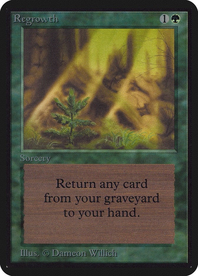 Image for Regrowth (LEA) - Magic: The Gathering