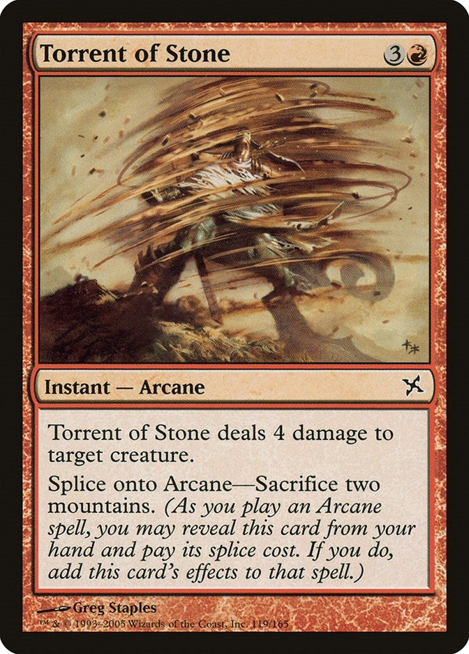 Image for Torrent of Stone (119) (BOK) - Magic: The Gathering