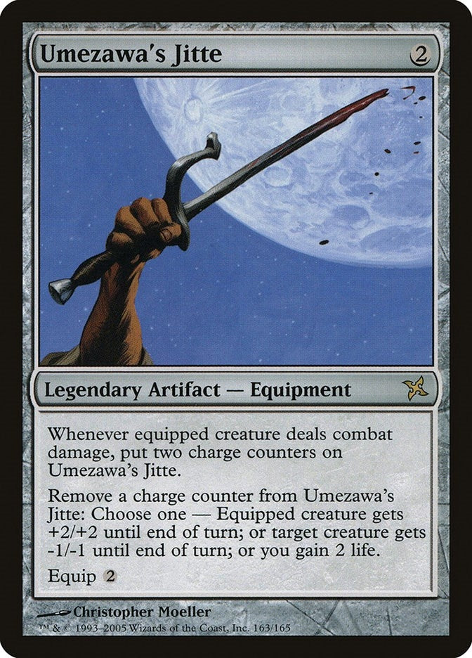 Image for Umezawa's Jitte (163) (BOK) - Magic: The Gathering