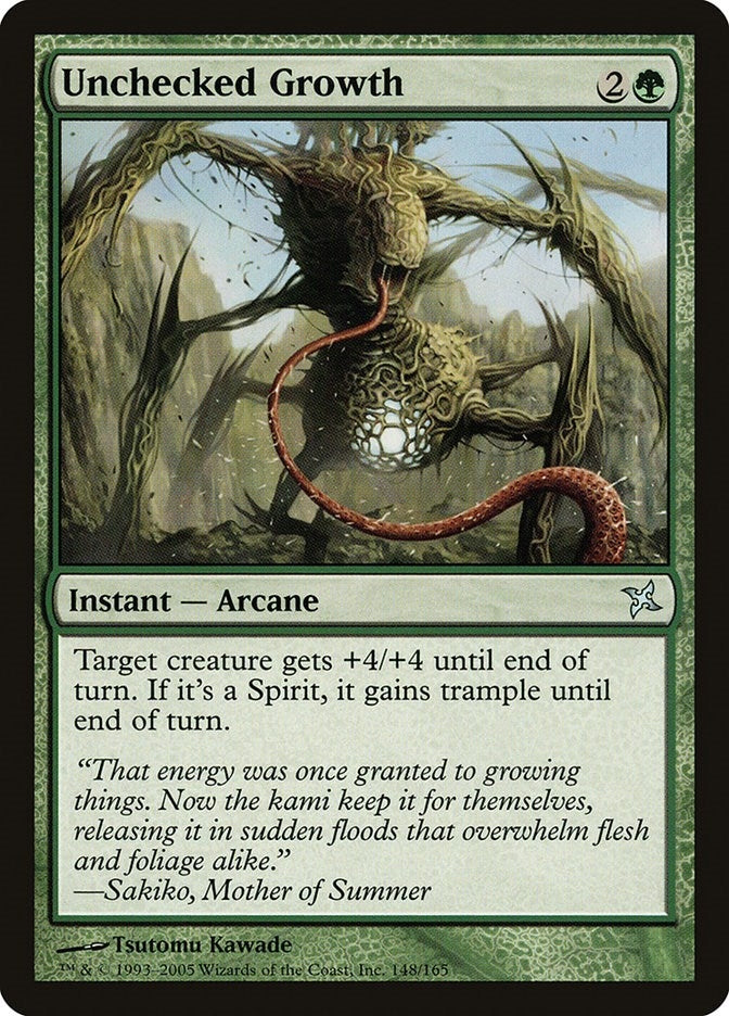 Image for Unchecked Growth (148) (BOK) - Magic: The Gathering