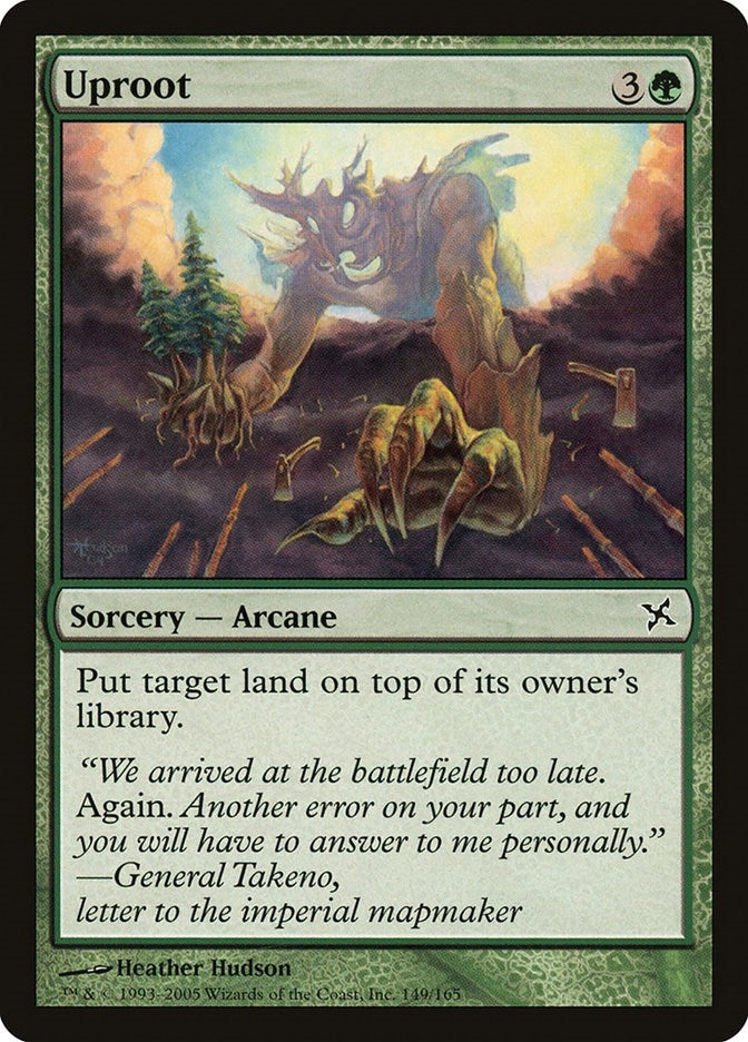 Image for Uproot (149) (BOK) - Magic: The Gathering