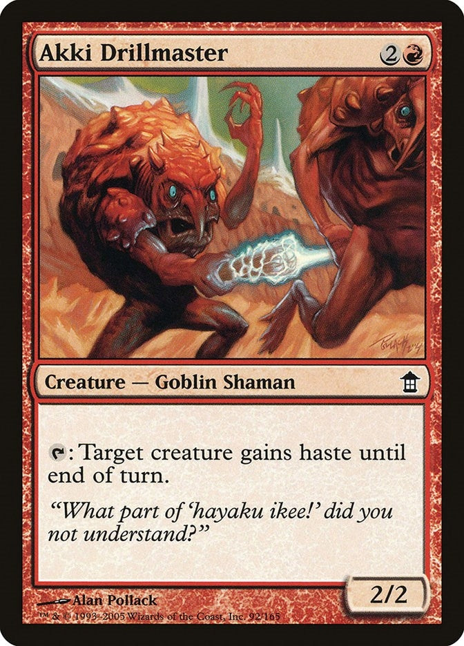 Image for Akki Drillmaster (92) (SOK) - Magic: The Gathering