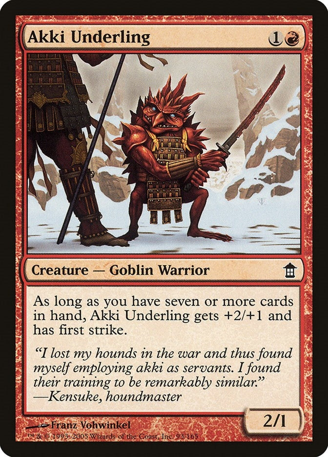 Image for Akki Underling (93) (SOK) - Magic: The Gathering