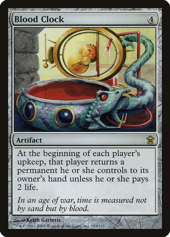Image for Blood Clock (153) (SOK) - Magic: The Gathering