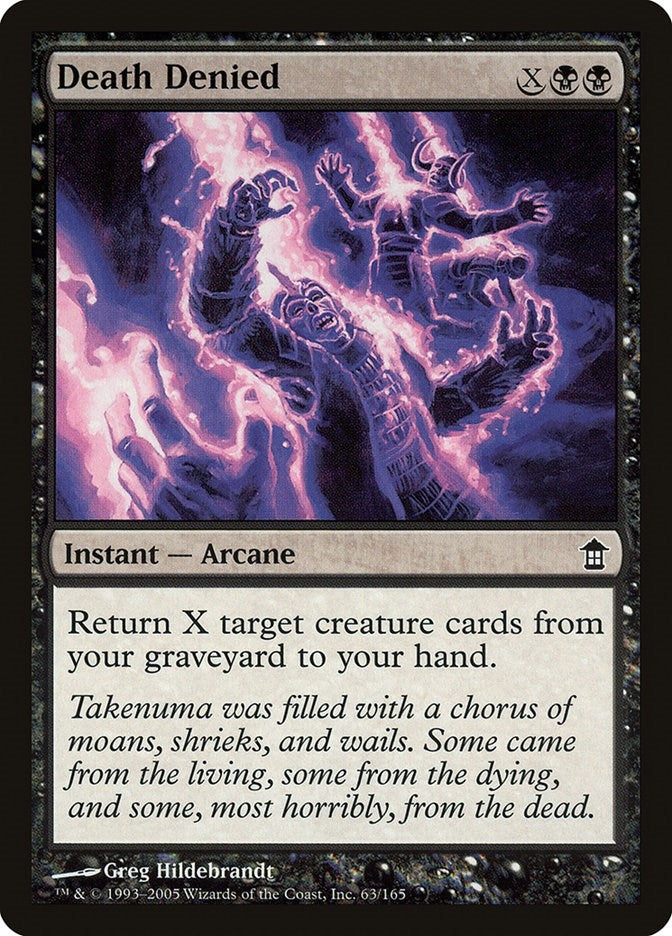 Image for Death Denied (63) (SOK) - Magic: The Gathering