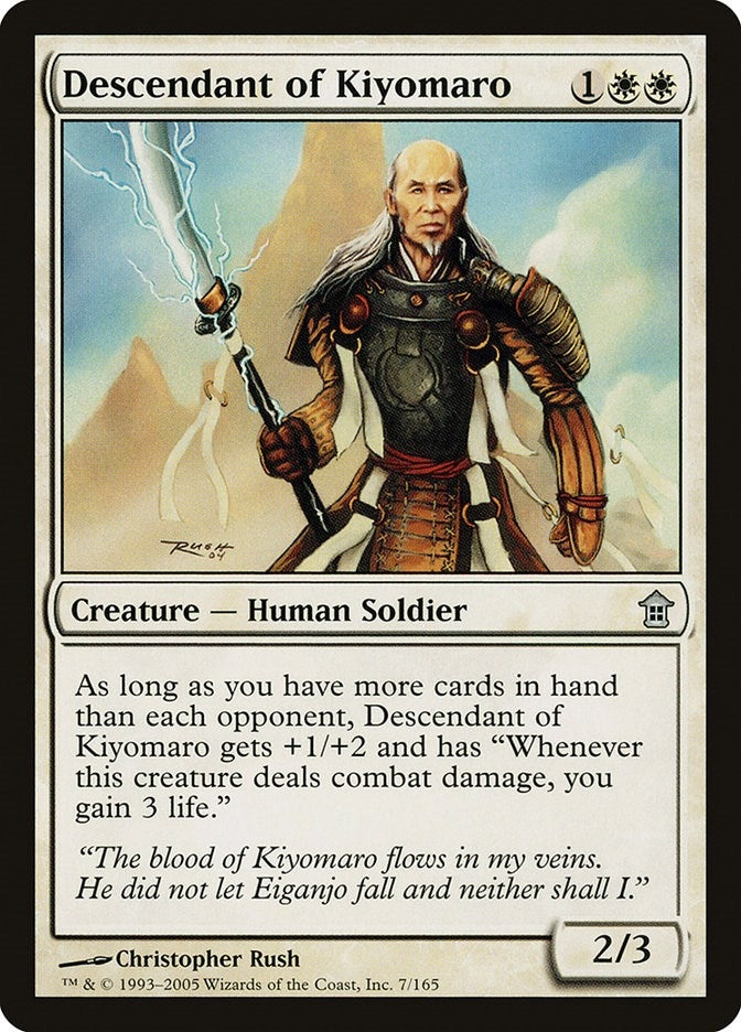 Image for Descendant of Kiyomaro (7) (SOK) - Magic: The Gathering