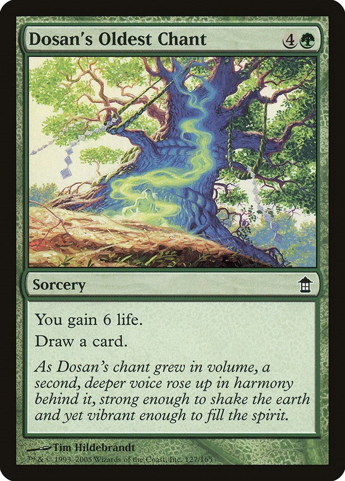 Image for Dosan's Oldest Chant (127) (SOK) - Magic: The Gathering