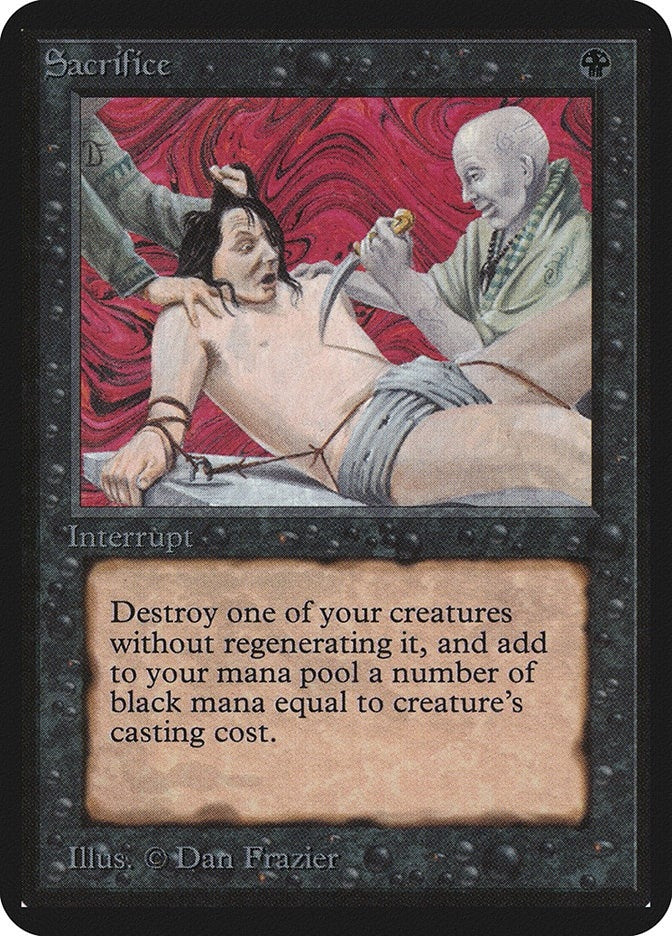 Image for Sacrifice (LEA) - Magic: The Gathering