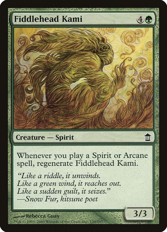 Image for Fiddlehead Kami (130) (SOK) - Magic: The Gathering