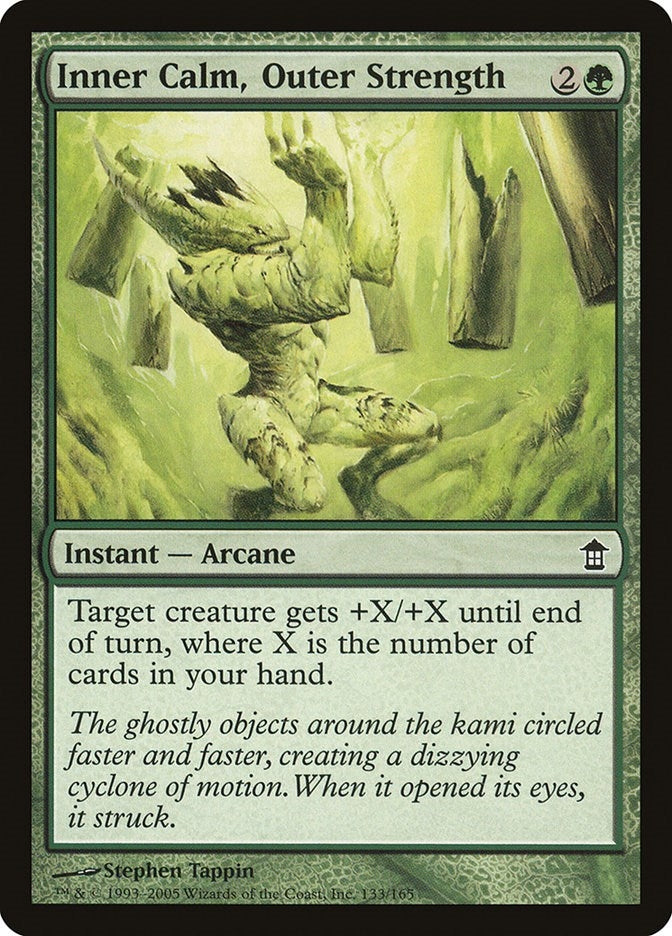 Image for Inner Calm, Outer Strength (133) (SOK) - Magic: The Gathering