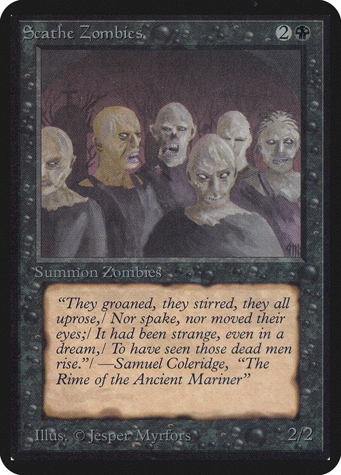 Image for Scathe Zombies (LEA) - Magic: The Gathering