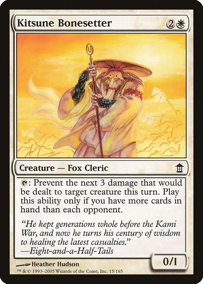 Image for Kitsune Bonesetter (15) (SOK) - Magic: The Gathering