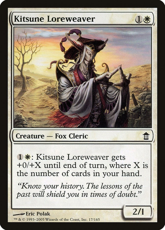 Image for Kitsune Loreweaver (17) (SOK) - Magic: The Gathering