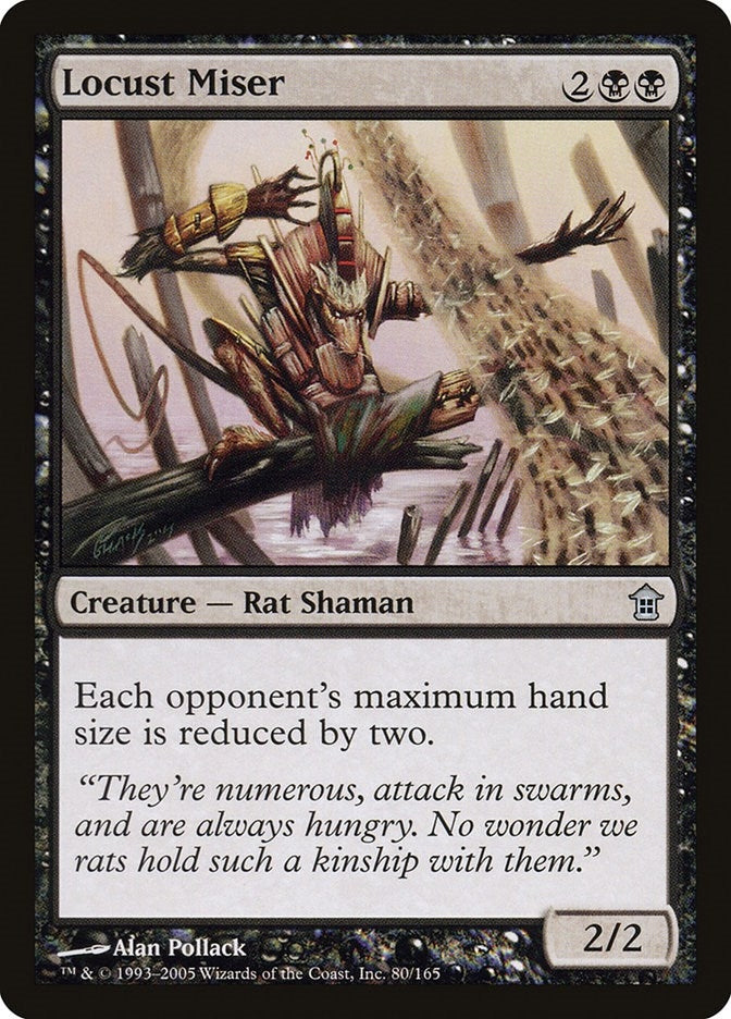 Image for Locust Miser (80) (SOK) - Magic: The Gathering