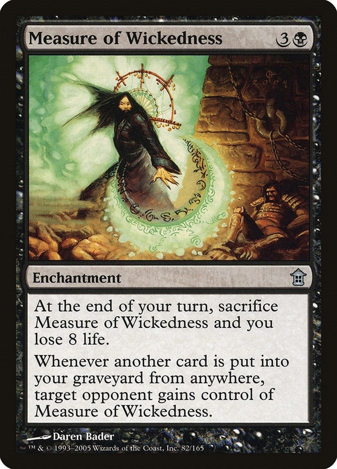Image for Measure of Wickedness (82) (SOK) - Magic: The Gathering