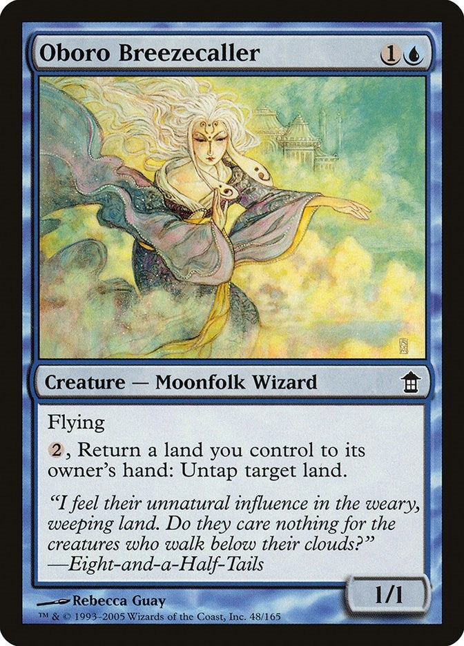 Image for Oboro Breezecaller (48) (SOK) - Magic: The Gathering