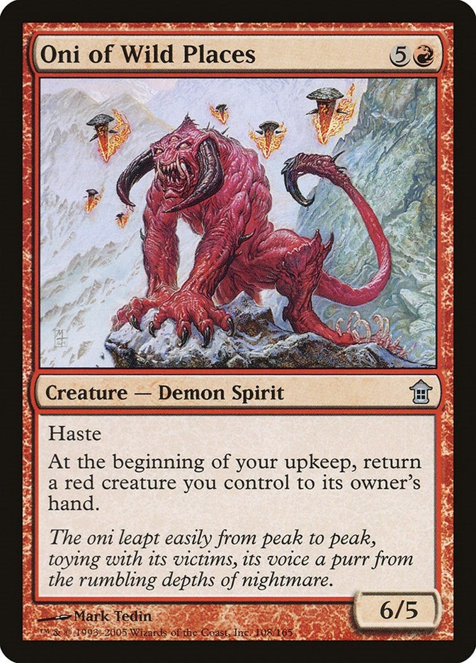 Image for Oni of Wild Places (108) (SOK) - Magic: The Gathering