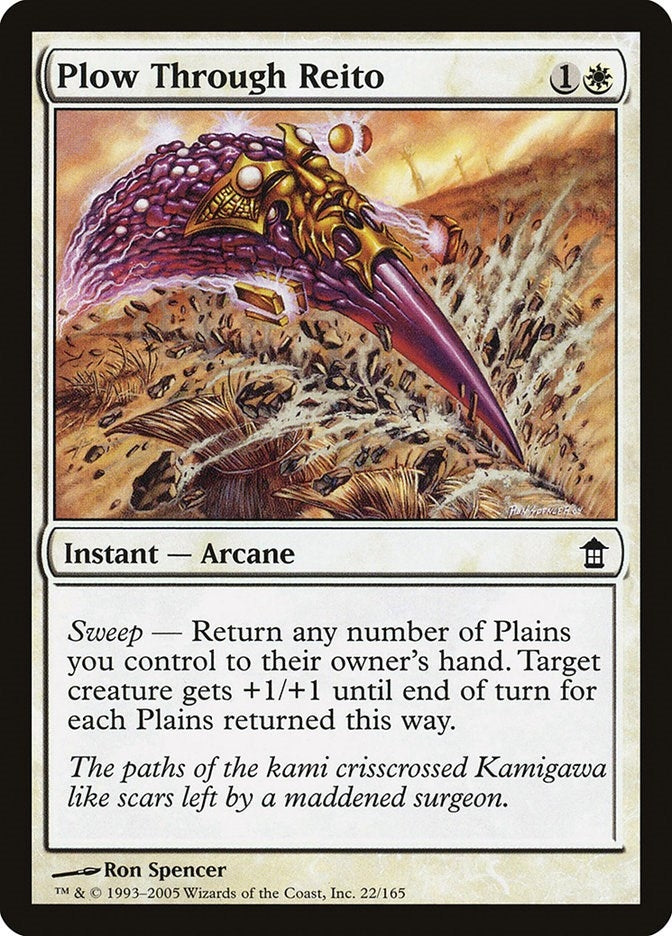 Image for Plow Through Reito (22) (SOK) - Magic: The Gathering