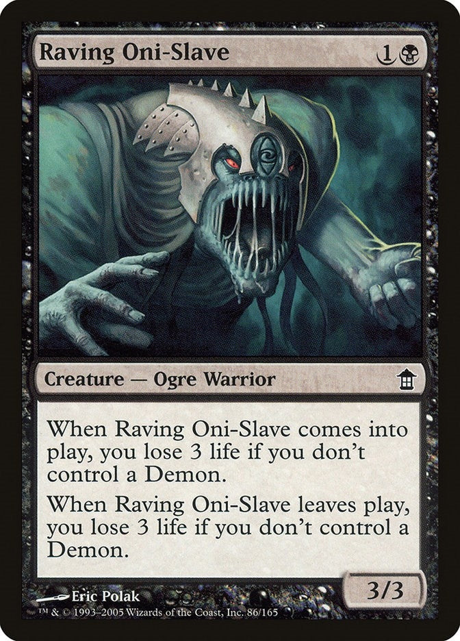 Image for Raving Oni-Slave (86) (SOK) - Magic: The Gathering