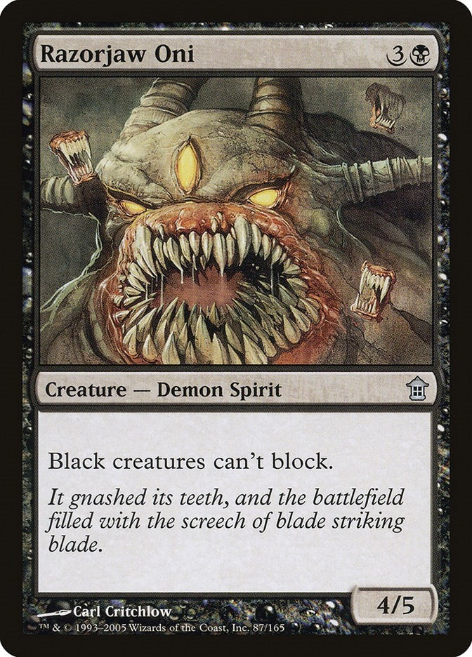 Image for Razorjaw Oni (87) (SOK) - Magic: The Gathering