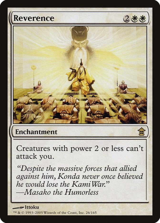 Image for Reverence (26) (SOK) - Magic: The Gathering