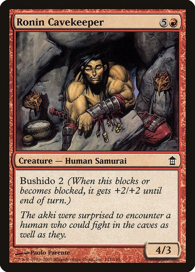 Image for Ronin Cavekeeper (111) (SOK) - Magic: The Gathering
