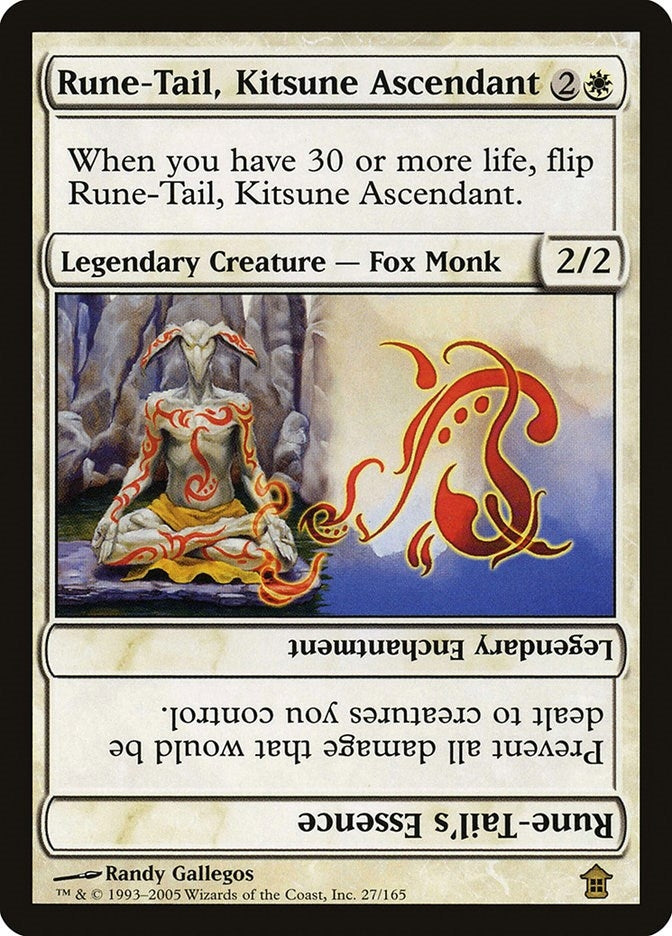 Image for Rune-Tail, Kitsune Ascendant (27) (SOK) - Magic: The Gathering