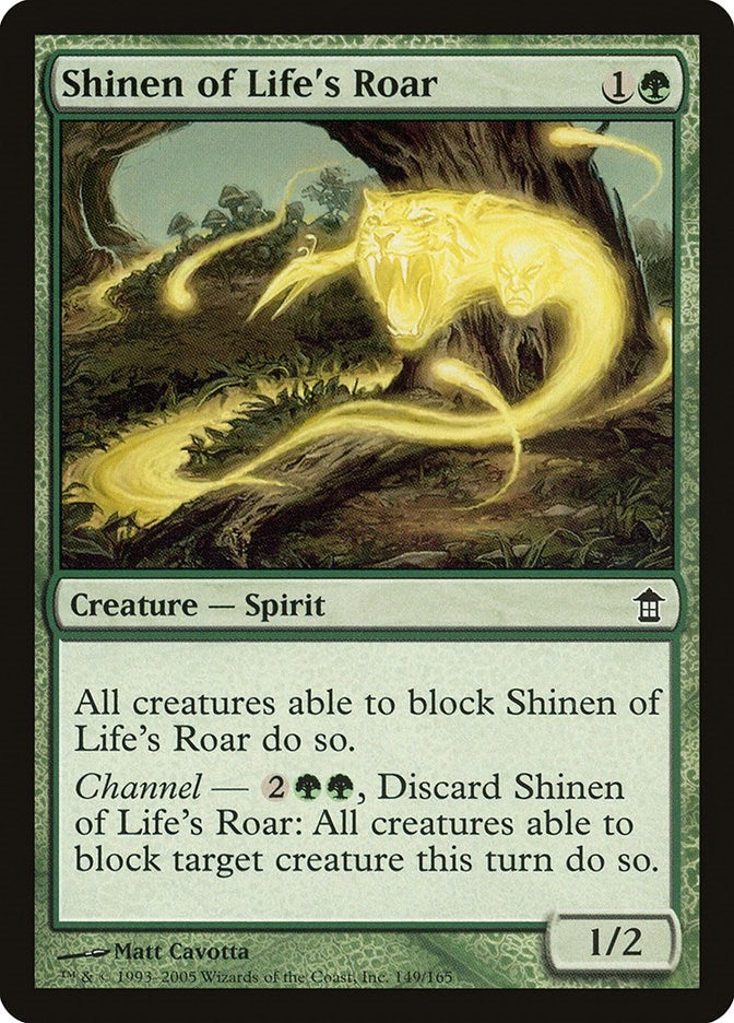 Image for Shinen of Life's Roar (149) (SOK) - Magic: The Gathering