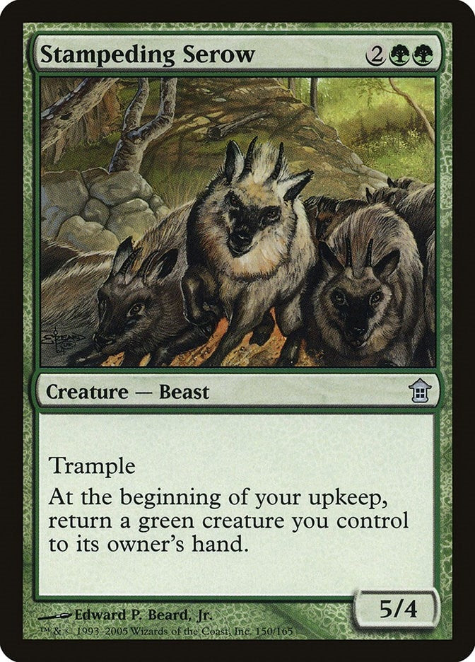Image for Stampeding Serow (150) (SOK) - Magic: The Gathering