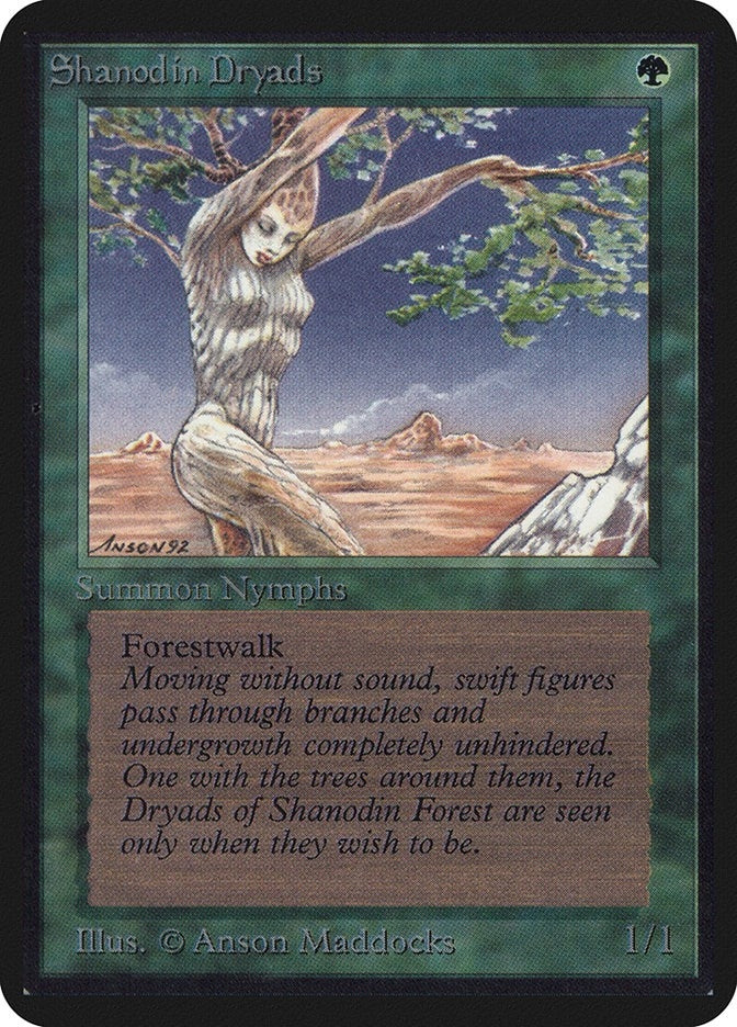 Image for Shanodin Dryads (LEA) - Magic: The Gathering