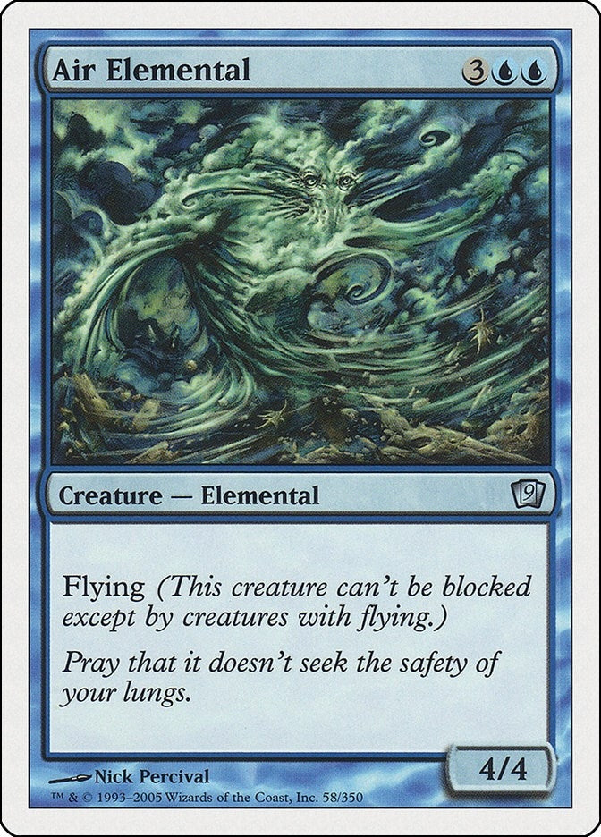 Image for Air Elemental (58) (9ED) - Magic: The Gathering