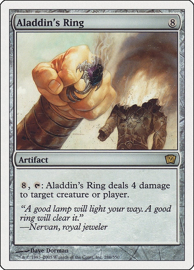 Image for Aladdin's Ring (286) (9ED) - Magic: The Gathering