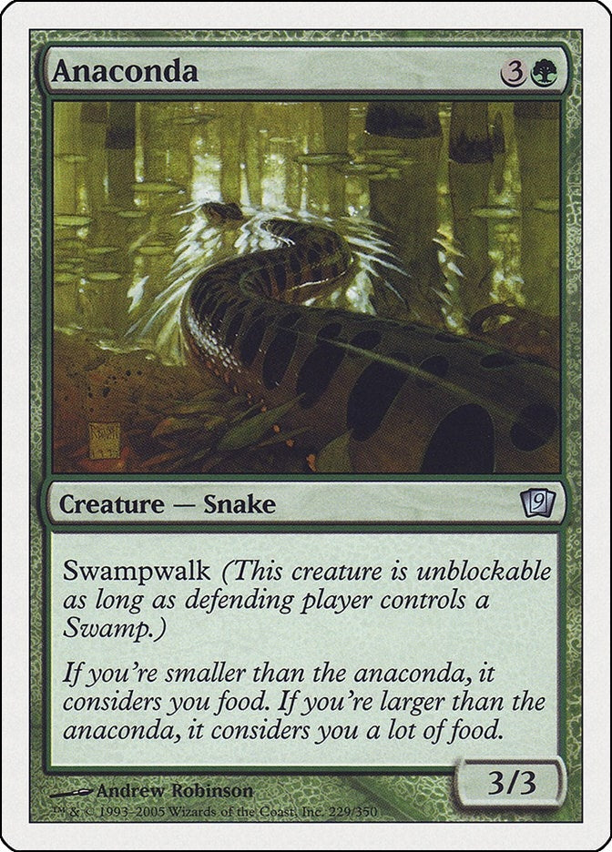 Image for Anaconda (229) (9ED) - Magic: The Gathering