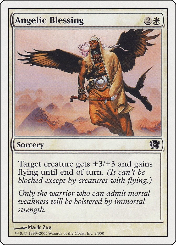 Image for Angelic Blessing (2) (9ED) - Magic: The Gathering