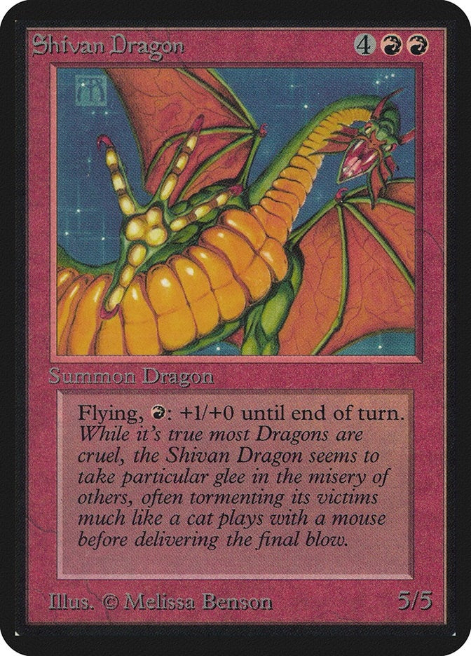 Image for Shivan Dragon (LEA) - Magic: The Gathering