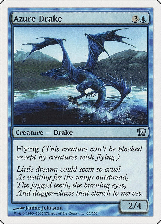 Image for Azure Drake (63) (9ED) - Magic: The Gathering