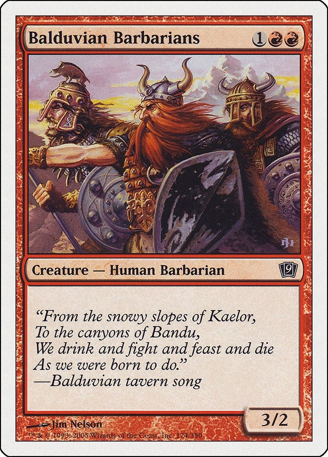 Image for Balduvian Barbarians (174) (9ED) - Magic: The Gathering