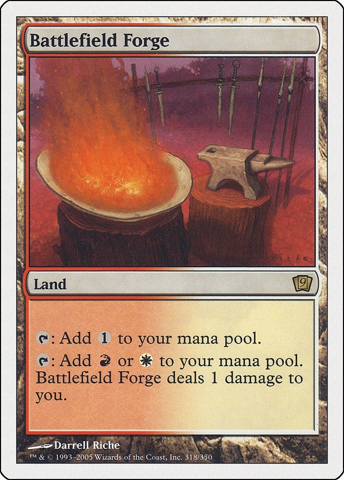Image for Battlefield Forge (318) (9ED) - Magic: The Gathering