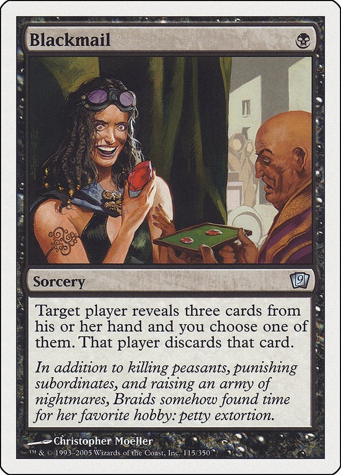 Image for Blackmail (115) (9ED) - Magic: The Gathering