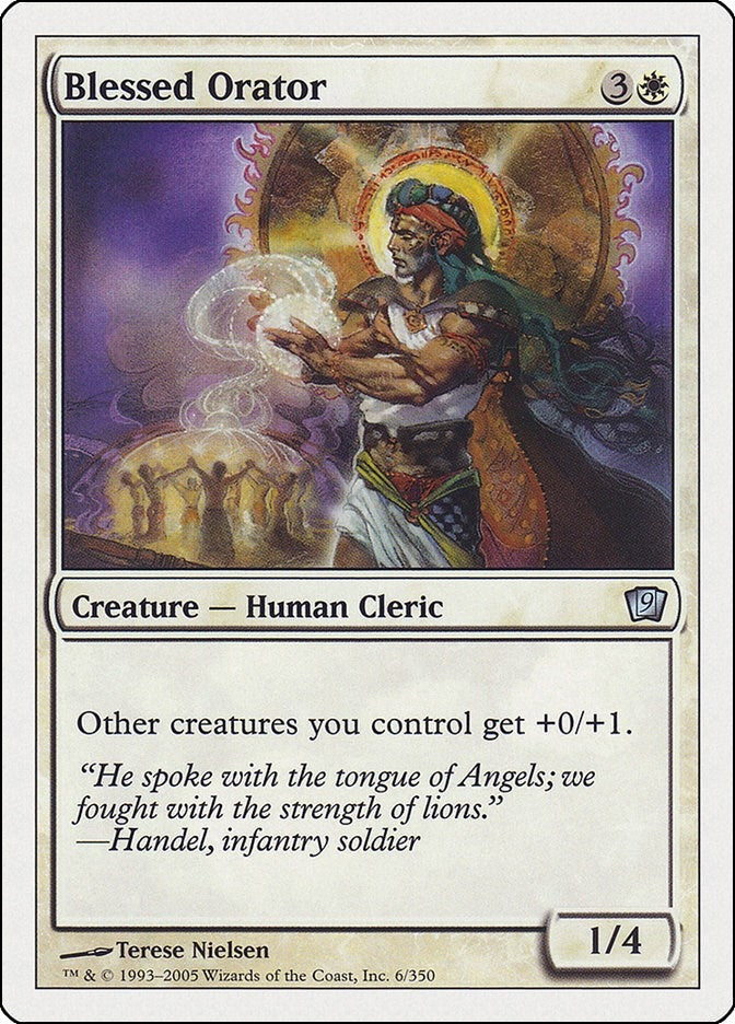 Image for Blessed Orator (6) (9ED) - Magic: The Gathering
