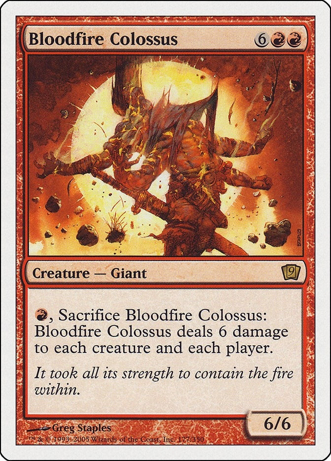 Image for Bloodfire Colossus (177) (9ED) - Magic: The Gathering